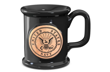 Image of Old Southern Brass Ceramic Handmade Coffee Mug - Officially Licensed U.S. Navy Logo 2528B354, OSB-MUG-NAVY