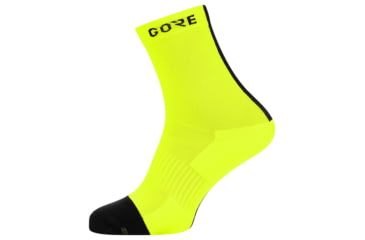 Image of GOREWEAR M Mid Socks in Neon Yellow/Black 8-9.5 45B4C092, 100229-0899-L