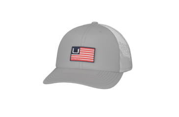 Image of HUK Performance Fishing Huk Huk and Bars Trucker Hat Harbor Mist D8149CD9, ATH3000423034