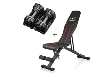 Image of Flybird Fitness Exercise Machine &amp; Equipment Sets 86FF2214, set-of-dumbbells-25-lbs-bench-f139