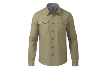 Image of KUIU Field Flannel Shirt - Men's, Khaki, 3XL, Cotton, Adult, Male, 7462077661342