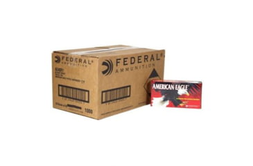 Image of Federal Premium American Eagle Handgun Ammunition .40 S&amp;W 180 gr 1000 fps FMJ 1000/ct, AE40R1 BK