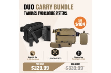 Image of 945 Industries Duo Carry Bundle, BNL-MG-BL-MAGH-QAPL-SND-SH-PDN-SND-POUCH-SND