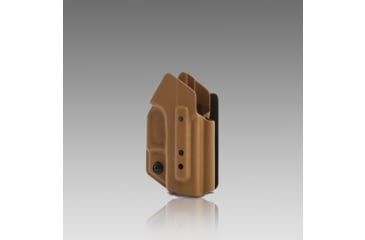 Image of 945 Industries KYDEX HOLSTER WITH VELCROR HOOK ATTACHMENT PANEL NO LIGHT/LASER COYOTE BROWN, KYDEX-HOLSTER-VELCRO-NOLIGHT-COYOTEBROWN