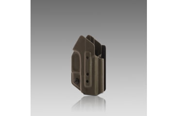 Image of 945 Industries KYDEX HOLSTER WITH VELCROR HOOK ATTACHMENT PANEL NO LIGHT/LASER OD GREEN, HOLSTER-KYDEX-VELCRO-NOLIGHT-ODGREEN