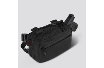 Image of 945 Industries MORPH ULTRA GRID CONCEALMENT BAG X-LARGE BLACK WITH KYDEX HOLSTER, BAG-MORPH-ULTRAGRID-BLACK-XL-KYDEX-HOLSTER