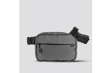 Image of 945 Industries QAPX LOW PROFILE X-PacR Slate Concealment Bag X-LARGE WITH KYDEX HOLSTER, BAG-SPIRE-XL-SLATE-HOLSTER