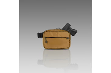 Image of 945 Industries SPIRE S X-PacR Coyote Brown Concealment Bag WITH KYDEX HOLSTER, BAG-SPIRE-S-COYOTE-BROWN-HOLSTER