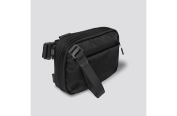 Image of 945 Industries QAP Magnetic Full Size Concealment Bag Ballistic Black With Kydex Holster, BAG-QAP-M-FS-BN-BLK-HOL