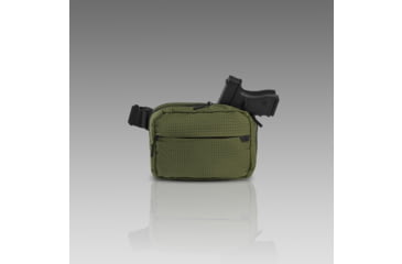 Image of 945 Industries SUMMIT L UltraGridTM Avocado Concealment Bag WITH KYDEX HOLSTER, BAG-SUMMIT-L-AVOCADO-HOLSTER