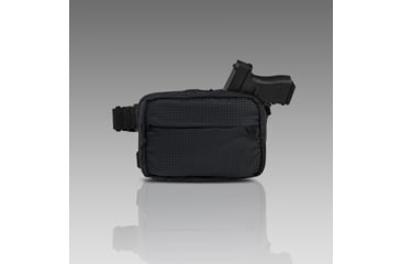 Image of 945 Industries SUMMIT XL UltraGridTM BlackOut Concealment Bag WITH KYDEX HOLSTER, BAG-SUMMIT-XL-BLACKOUT-HOLSTER