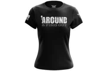 Image of Wethepeopleholsters.Com F Around &amp; Find Out Womens Short Sleeve Shirt, f-around-find-out-womens-short-sleeve-shirt