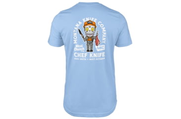 Image of Montana Knife Company MKC x MEAT CHURCH - POCKET TEE BFFB4D62, SMALL, MKC-001154