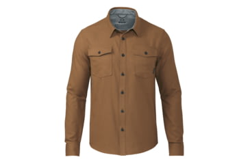 Image of KUIU Field Flannel Shirt - Men's, Coyote Brown, 3XL, Cotton, Adult, Male, 7462071369886