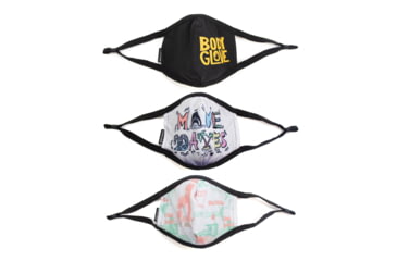 Image of Body Glove Kids 3-Piece Face Mask Set - Logo, Make Waves, Surf Print 019AF327, One Size Kids, Logo, Make Waves, Surf Print, BKMSK-3MIX-PK2