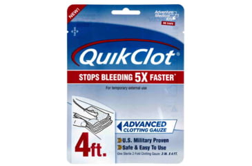 Image of Adventure Medical Kits QuikClot Gauze 3 x 4 9C271A62, 5030-0575