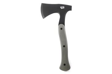 Image of Montana Knife Company Hellgate Hatchet, 4.875 inch, 52100 Ball Bearing Steel, Parkeized Finish, G-10 Handle, Grey, 10.0625 inch, MKC-000606