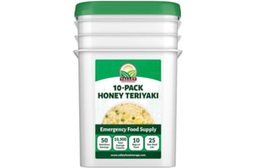 Image of Valley Food Storage Honey Teriyaki, 10 Pack + Bucket, V605-10