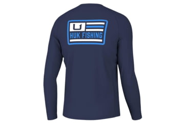 Image of HUK Performance Fishing Huk Farm Pursuit Long Sleeve Shirt Naval Academy M 0781E044, ATH1200545413S
