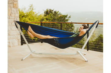 Image of Kammok Swiftlet Portable Hammock Stand, Limestone White, 94 inch, SwiftletStand_WHT