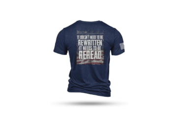 Image of Nine Line Reread Not Rewritten T-Shirt Navy 2XL 5F9A98AB, NVREREADTSNAVYS