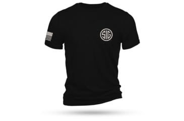 Image of Nine Line Sig Sauer Logo Short Sleeve Shirt Black L 93EED99C, NVSIGTSBLACKL