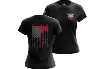 Image of We the People Holsters Hold The Line - Fire Rescue Womens Short Sleeve Shirt 8DAEFA8E, 6774532145250
