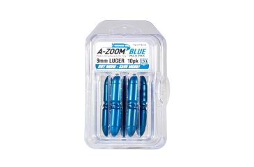 Image of A-Zoom Centerfire Pistol Snap Caps, 9 mm, 10-Pack, Blue, 15316