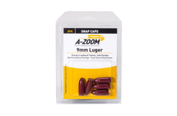Image of A-Zoom Precision Pistol Snap Caps - 9mm Luger, Pack of 5