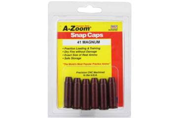 Image of A-Zoom Revolver Snap Caps, 41 Magnum, 6 Pack, 16127