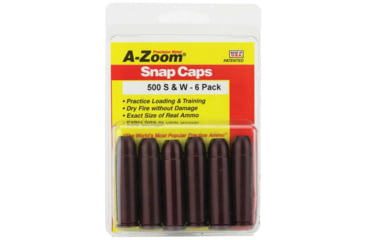 Image of A-Zoom Revolver Snap Caps, 500 S&amp;W, 6 Pack, 16144