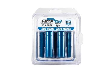 Image of A-Zoom Shotgun Snap Caps, 12 Gauge Shotshell, 5-Pack, Blue, 12311