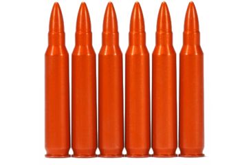 Image of A-Zoom Snap-Cap Training Rounds Pack, .223 Remington, 6 Pack, Orange, 12422