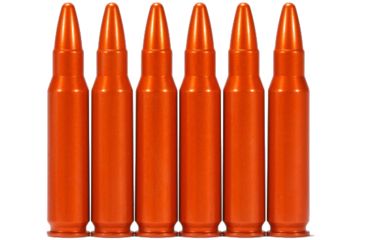 Image of A-Zoom Snap-Cap Training Rounds Pack, .308 Winchester, 6 Pack, Orange, 12428