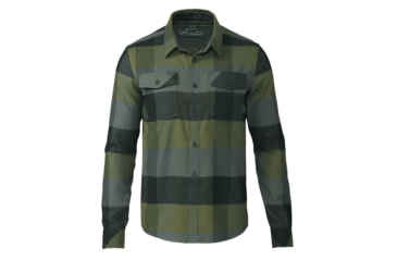 Image of KUIU Field Flannel Shirt - Men's, Verde Plaid, 3XL, Cotton, Adult, Male, 7462081265822