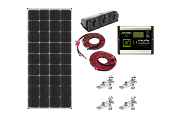 Image of Zamp Solar 170 Watt Dual Battery Bank Roof Mount Kit, Multi, One Size, KIT2015