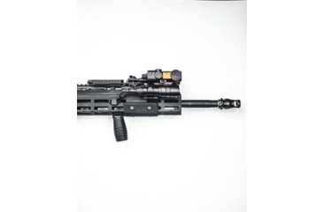 Image of A3 Industries +10 Degree Picatinny Mini Modular Vertical Foregrip - 2in Grooved Grip, Black, VFG-196