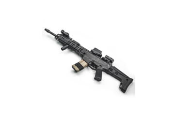 Image of A3 Industries +10 Degree Picatinny Mini Modular Vertical Foregrip - 2in Grooved Grip