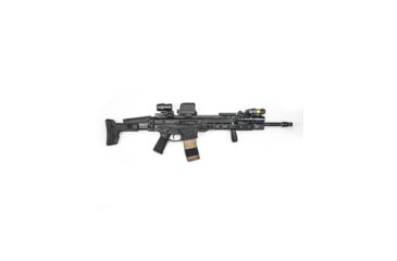 Image of A3 Industries +10 Degree Picatinny Mini Modular Vertical Foregrip - 2in Grooved Grip