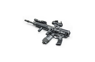 Image of A3 Industries +10 Degree Picatinny Mini Modular Vertical Foregrip - 2in Grooved Grip