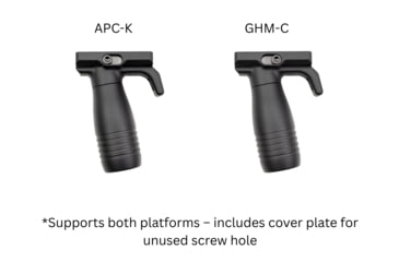 Image of A3 Industries B&amp;T GHM-C&amp;APC-K Modular Aluminum Base 2in Grooved Vertical Front Grip