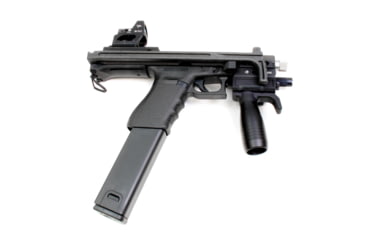 Image of A3 Industries 10 B&amp;T USW Modular Vertical Foregrip, 100 Degrees, Picatinny, w/ Handstop, 2.75in HK Grooved Grip, Polymer Base, Black, VFG-174