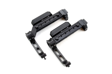 Image of A3 Industries Adjustable Length Modular Folding Brace, Aluminum Steady, Offset Extension, Black, 6-1/8in-9-1/2in, ALMB-OFF-ASB