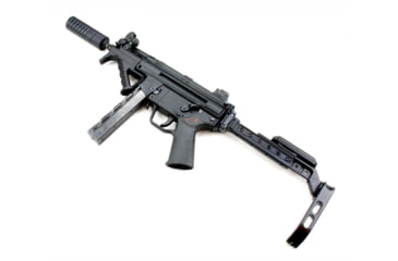 Image of A3 Industries Adjustable Length Modular Folding Brace, Aluminum Steady, Offset Extension, Black, 6-1/8in-9-1/2in, ALMB-OFF-ASB