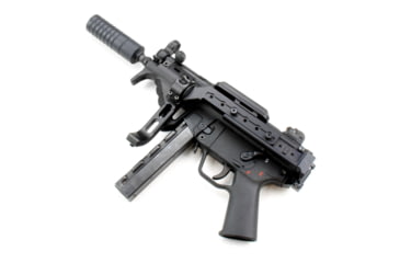 Image of A3 Industries Adjustable Length Modular Folding Brace, Aluminum Steady, Offset Extension, Black, 6-1/8in-9-1/2in, ALMB-OFF-ASB