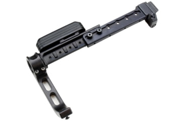 Image of A3 Industries Adjustable Length Modular Folding Brace, Aluminum Steady, Straight Extension, Black, 6-1/8in-9-1/2in, ALMB-STR-ASB
