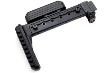 Image of A3 Industries Adjustable Length Modular Folding Stock, Straight Extension, A3T Butt-Plate, Black, 6-1/8in-9-1/2in, ALMS-STR-A3T