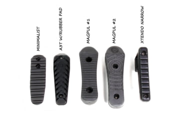 Image of A3 Industries w/A3T Rubber Pad Aluminum Butt-Plate, BP2