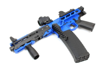 Image of A3 Industries Compact Modular Vertical Foregrips, Compact Single-Slot M-Lok Mounting Base With 3in Knurled Grip, Aluminum, Black, VFG-155