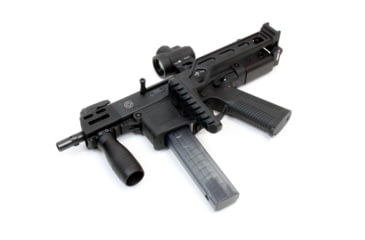 Image of A3 Industries Compact Modular Vertical Foregrips, Compact Single-Slot M-Lok Mounting Base With 3in Knurled Grip, Aluminum, Black, VFG-155